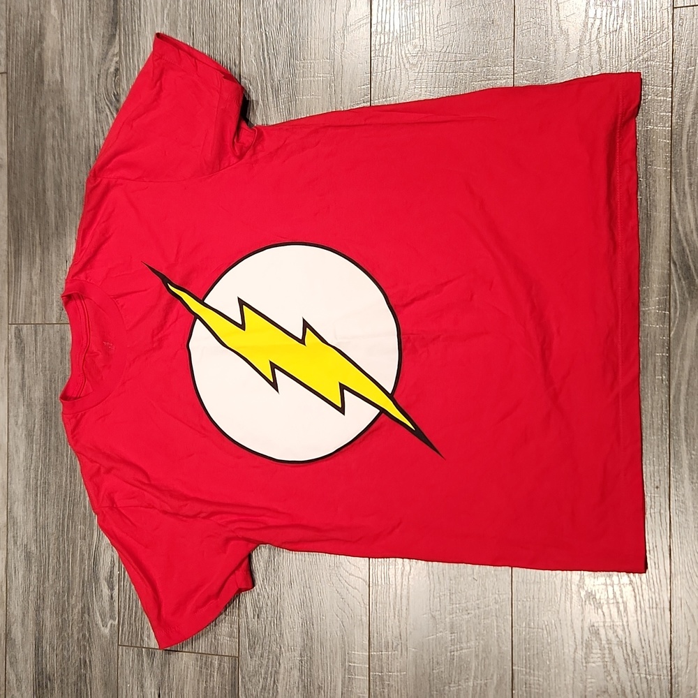 EUC The Flash Men's sz L 100% Cotton tshirt